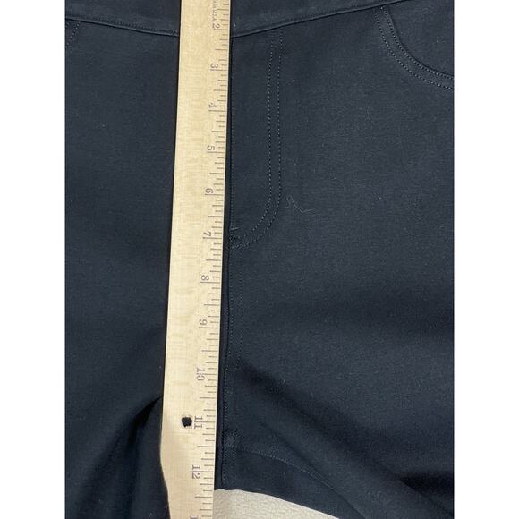 Spanx Pants Women L Black The Perfect Ponte Ankle Pull On Stretch High Rise Pant - Picture 6 of 14